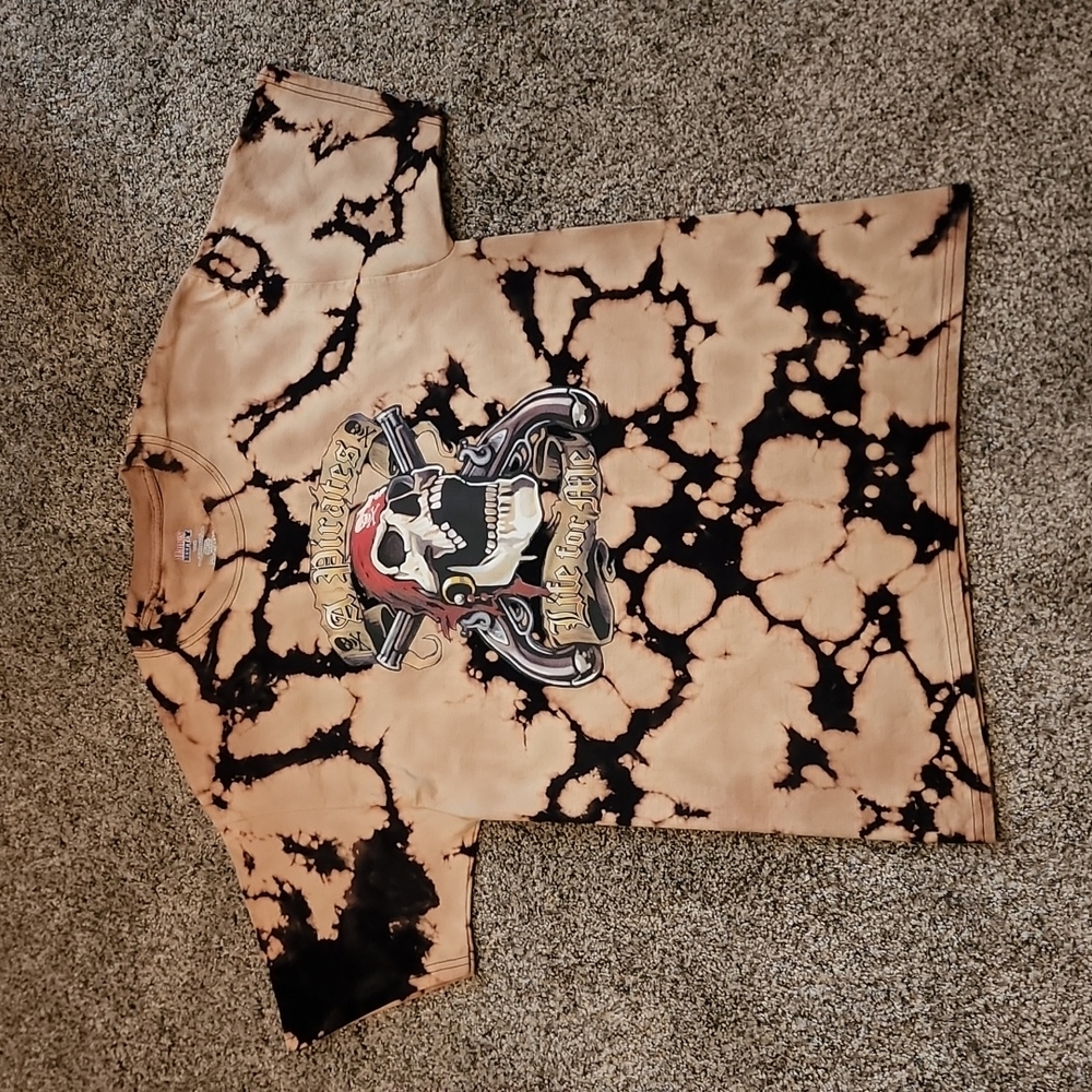 Pirate Reversed tie dyed shirt